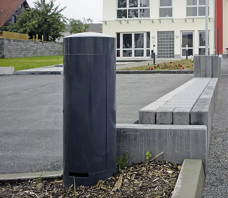 Energie-Versorgungspoller GETAFE in DB 703 eisenglimmer