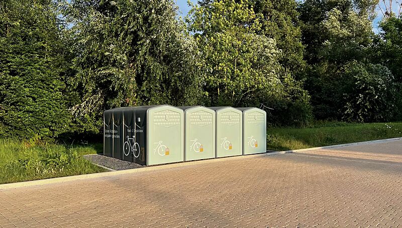 fahrradgarage-piran__shoKAT0074905 Fahrradgarage PIRAN, einseitige Ausführung