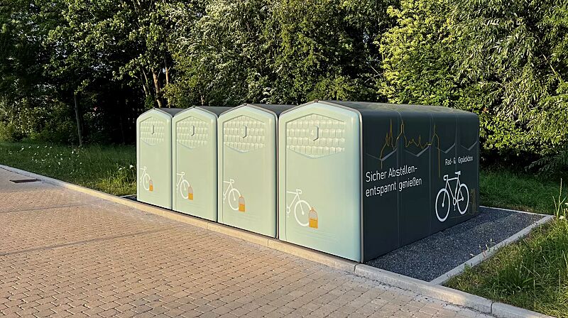 fahrradgarage-piran__shoKAT0074906 Fahrradgarage PIRAN, einseitige Ausführung