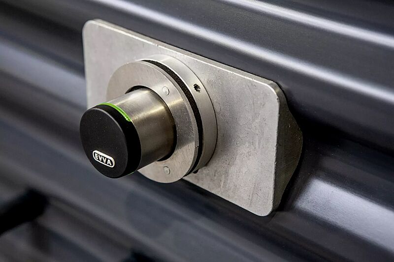 fahrradgarage-velo-boxx-professional__shoKAT0060969 Detail: Elektronisches Schließsystem