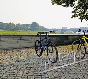 Fahrradständer HOUSTON einseitig, 6 Stellplätze