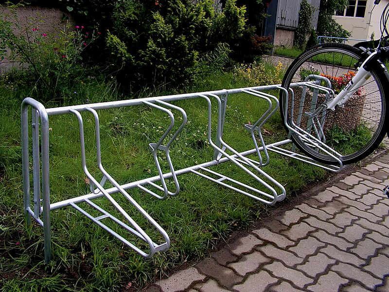 fahrradstaender-madison__shoKAT0001351 Fahrradständer MADISON einseitig, Grundeinheit, zum Einbetonieren, 6 Stellplätze