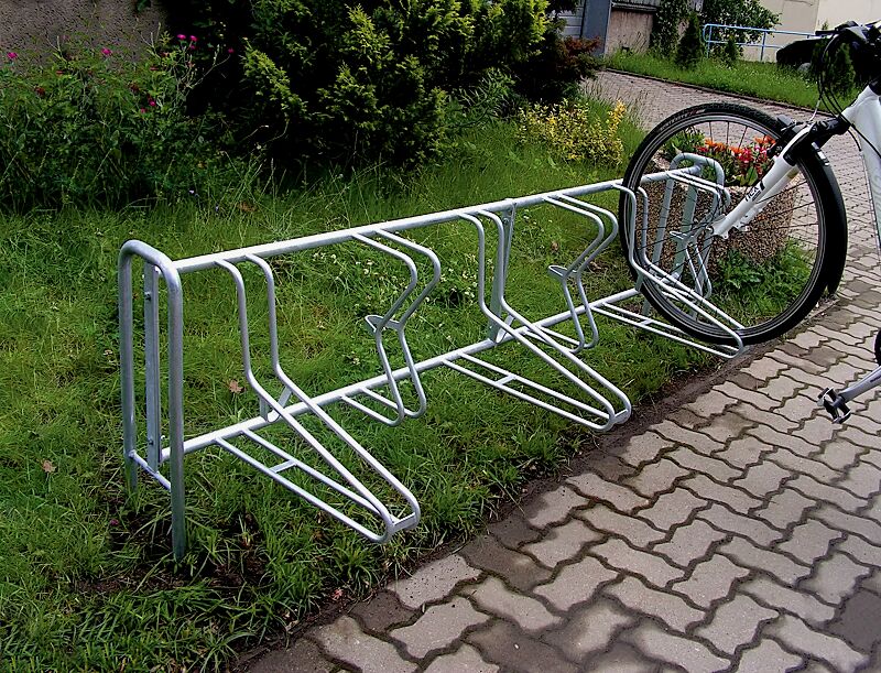 Fahrradständer MADISON, zum Einbetonieren, 6 Stellplätze