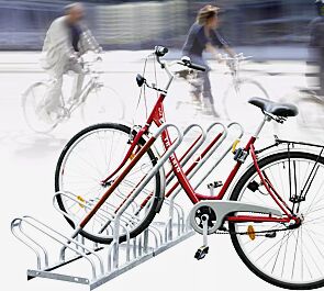 <div id="container" class="container">Fahrradständer NEW YORK einseitig, 4 Stellplätze, 4 Anlehnbügel</div>