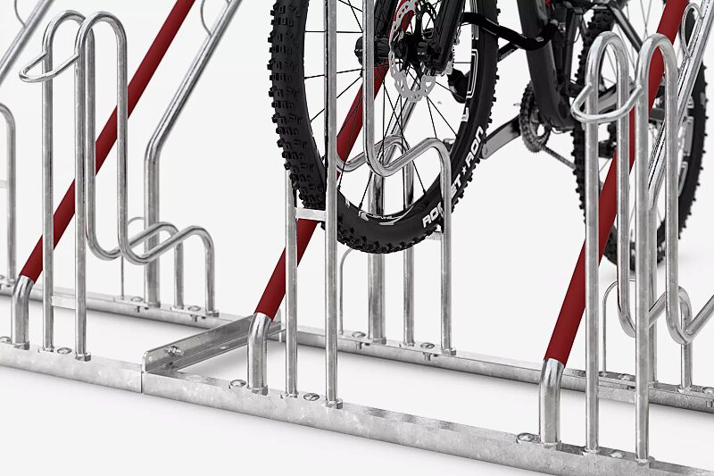 Fahrradständer OAKLAND einseitig, Radabstand 500 mm