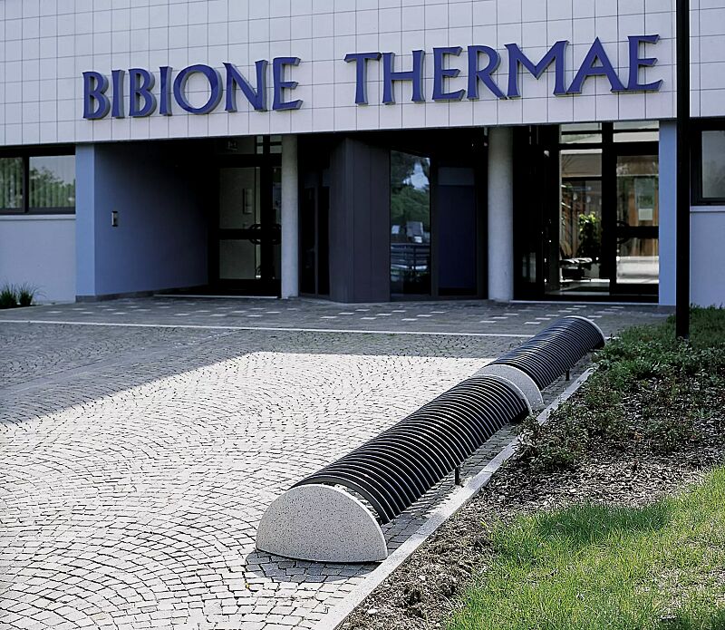 fahrradstaender-riccio__shoKAT0013324 Fahrradständer RICCIO mit Betonsockel, in RAL 7016 anthrazitgrau