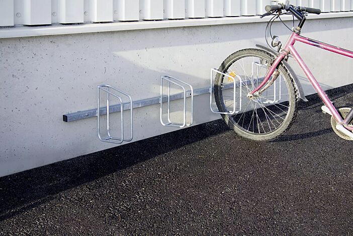Fahrradständer TRENTON 90°, zur Wandbefestigung, 4 Stellplätze