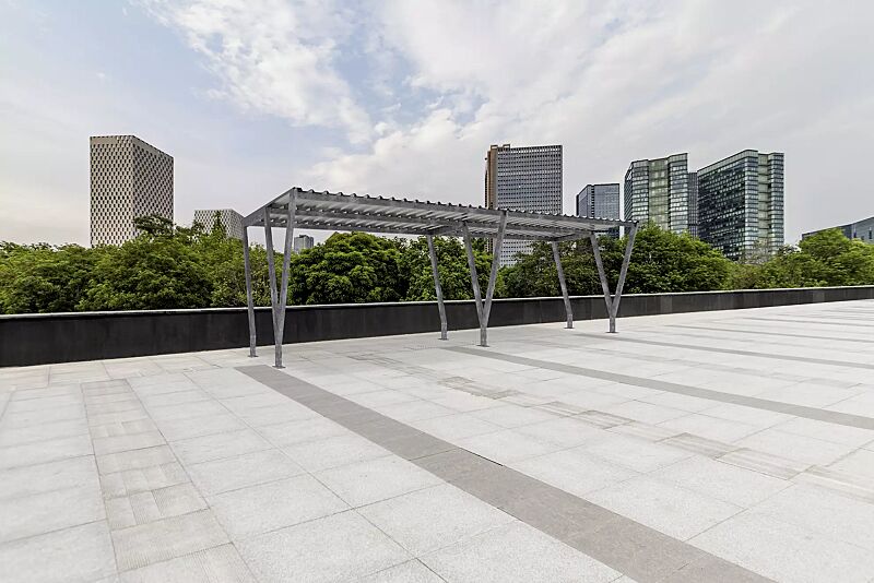 fahrradueberdachung-tauri__shoKAT0074775 Fahrradüberdachung TAURI, Dachbreite x Dachtiefe 7800 mm x 2500 mm, Dacheindeckung Trapezblech, Stahlkonstruktion feuerverzinkt