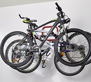 Hängeparker ISLAND, 3 Stellplätze, mit schwarzem Schaumstoff ummantelt