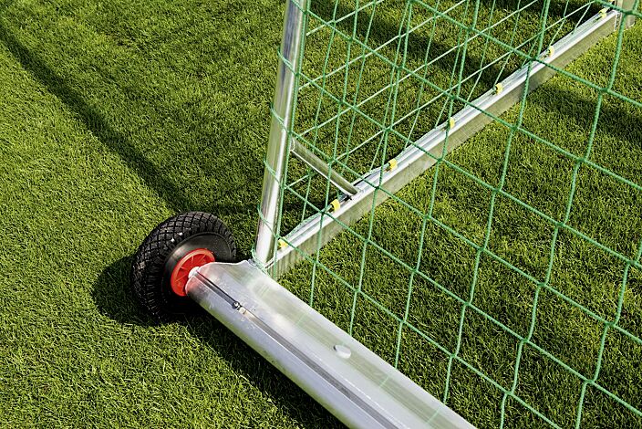 Detail: Gewichtsrohr inkl. Transportrollen