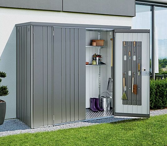<div id="container" class="container"><div id="container" class="container">Geräteschrank NEUFELDEN, Modell 230, in quarzgrau-metallic, mit Aluminium-Bodenrahmen und -Bodenplatte</div></div>