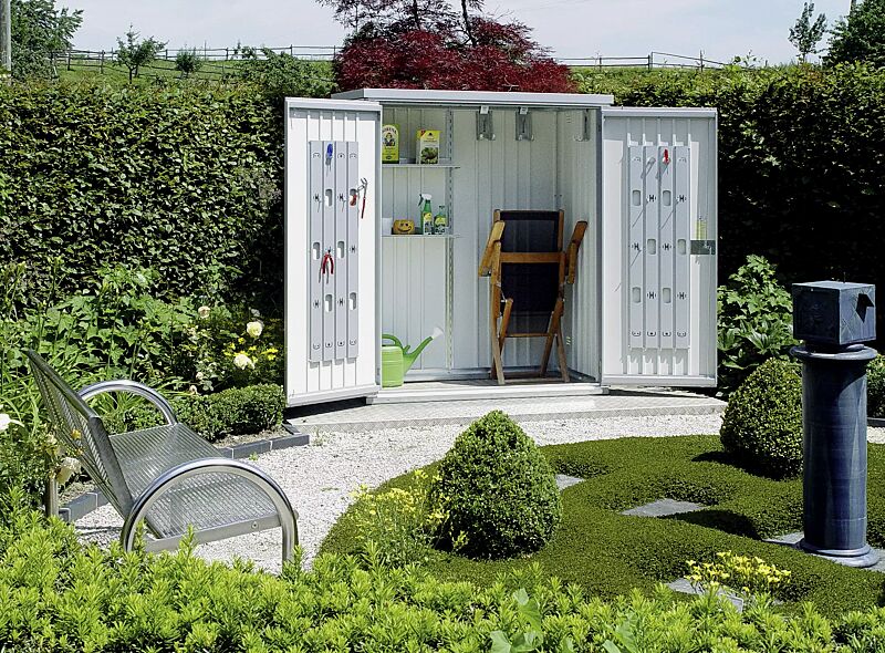 geraeteschrank-neufelden__shoKAT0069480 Geräteschrank NEUFELDEN, Modell 150, in silber-metallic