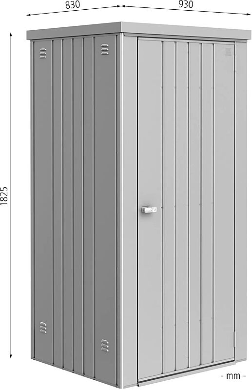 geraeteschrank-neufelden__shoKAT0069502 Geräteschrank NEUFELDEN, Modell 90, in silber-metallic