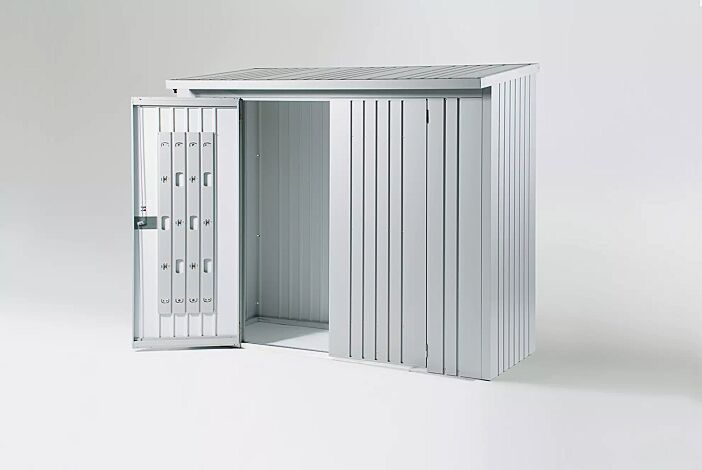 Geräteschrank WOODSTOCK®, Modell 230 in silber-metallic, inkl. Türpaket (gegen Mehrpreis)