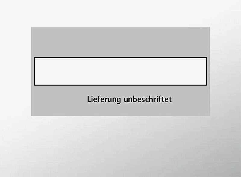 Hinweisschild ZUM SELBSTBESCHRIFTEN