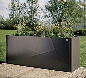 Hochbeet X-DESIGN, B x T 2000 x 500 mm, in dunkelgrau-metallic