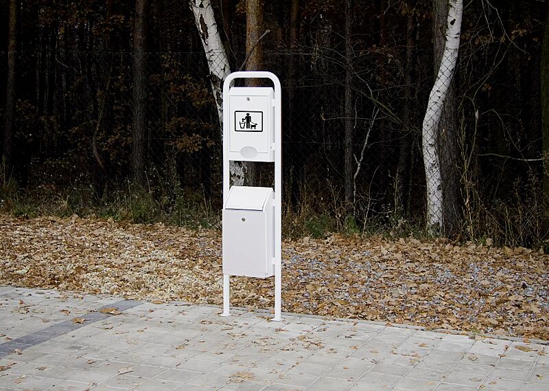 hundetoilette-collie__shoKAT0024621 Hundetoilette COLLIE, zum Aufdübeln, in RAL 9016 verkehrsweiß