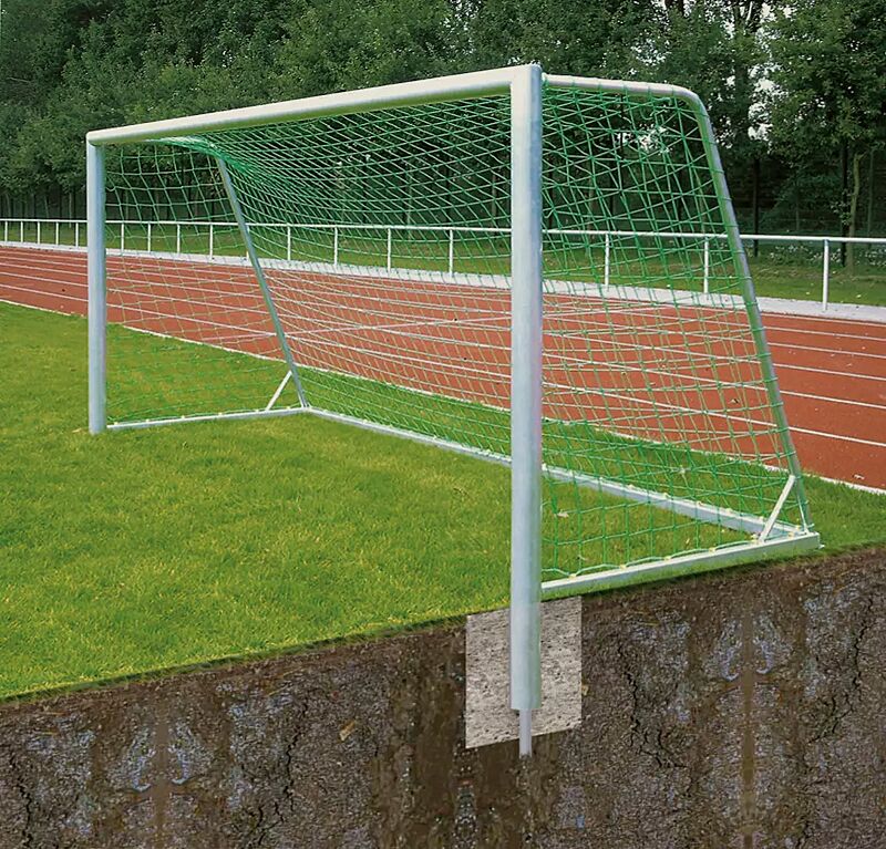 jugendfussballtor-peking---vollverschweisst__shoKAT0054588 Detail: Fundament