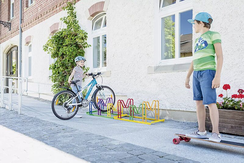 kinderfahrradstaender-maryland__shoKAT0057727 Kinderfahrradständer MARYLAND, 6 Stellplätze, pulverbeschichtet