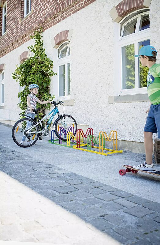 kinderfahrradstaender-maryland__shoKAT0057905 Kinderfahrradständer MARYLAND, 6 Stellplätze, pulverbeschichtet