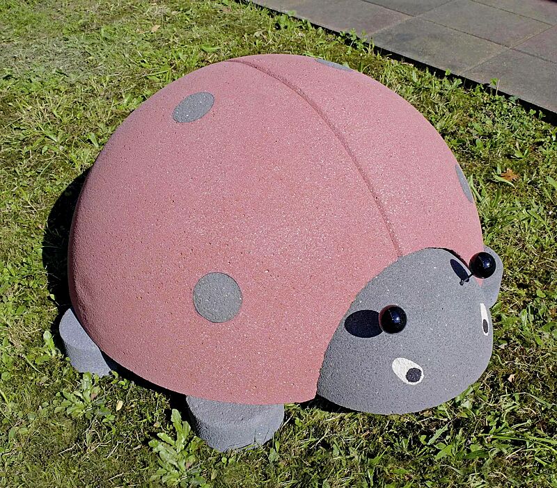 Klettertier KÄFERCHEN aus Betonwerkstein