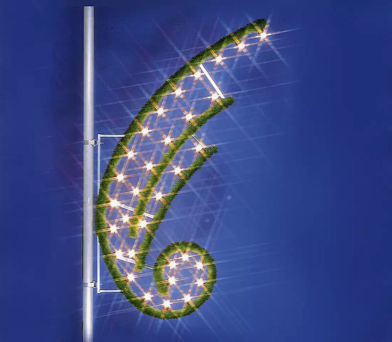 Kometenschweif ADVENTSLICHT, zur Mastbespannung