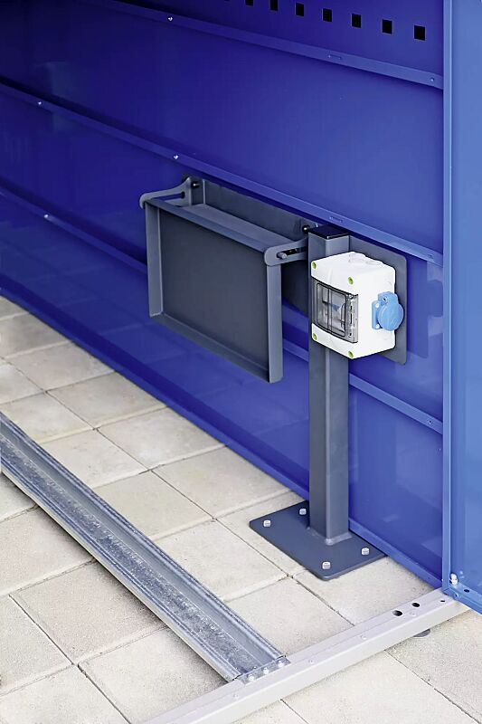 Detail: Klappbare Ablage