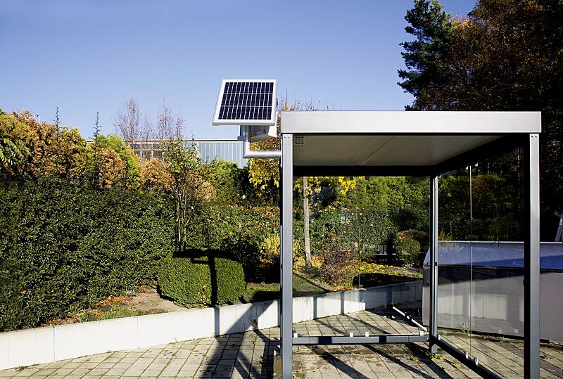 LED-Solar-Wartehallenbeleuchtung KLSS
