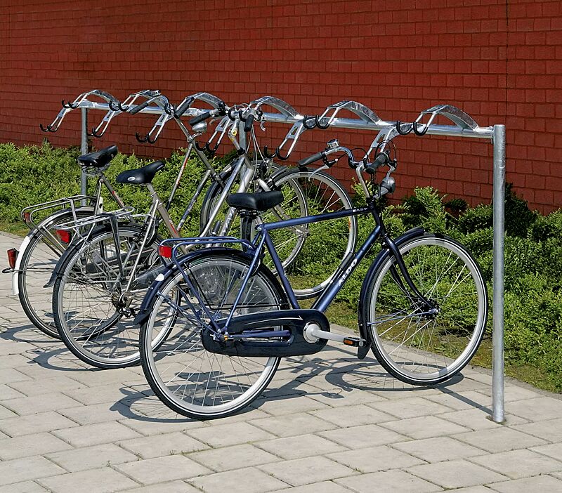 lenkerhaltesystem-apropos__shoKAT0069055 Lenkerhaltesystem APROPOS einseitig, mit Betonsockel zum Eingraben, 12 Stellplätze, feuerverzinkt