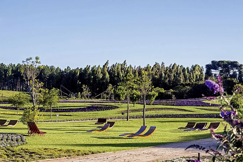 Liegebänke BOJON mit Hartholzbelattung, Breite 600 mm und 1100 mm, Stahlteile in RAL 1021 rapsgelb