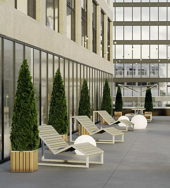 liegebank-mantua__shoKAT0072295 Liegebank MANTUA in RAL 7032 kieselgrau