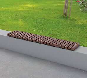 <div id="container" class="container">Mauerauflage REFORMA mit Querbelattung, Breite 1800 mm, mit Jatobaholzbelattung</div>