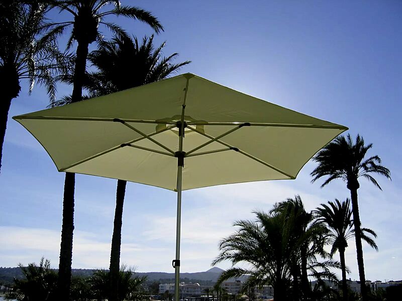 Mittelmastschirm SCILLA, Schirmtuch in Bitter Orange