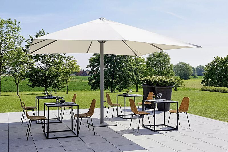 mittelmastschirm-tropea__shoKAT0070358 Mittelmastschirm TROPEA, Schirmtuch in White Sand