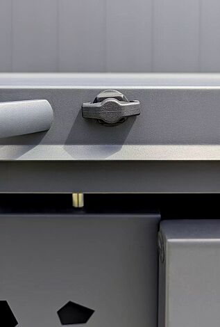 Detail: Drehriegelschloss