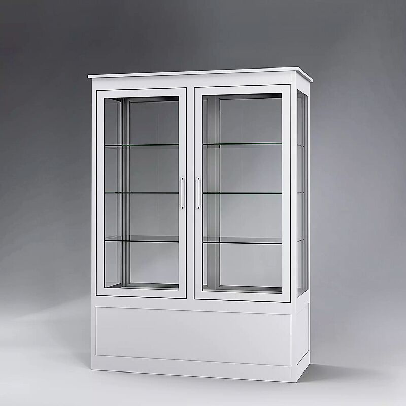 oeffentlicher-buecherschrank-embrun__shoKAT0074078 Öffentlicher Bücherschrank EMBRUN, Breite 1400 mm, mit zweiteiliger Drehflügeltür, vorn öffnend, in RAL 9016 verkehrsweiß