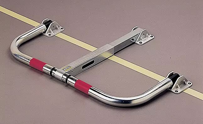 parkbuegel-malaga__shoKAT0003714 Klappbarer 3-Fuß-Parkbügel MALAGA aus Stahl, galvanisch verzinkt