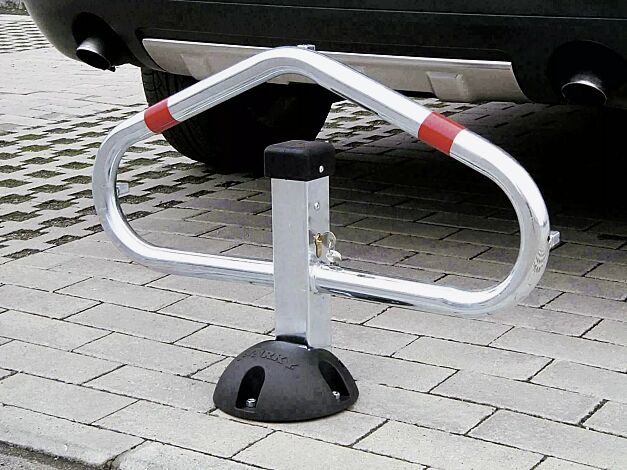 Parkbügel SECURITA aus Stahl, galvanisch verzinkt