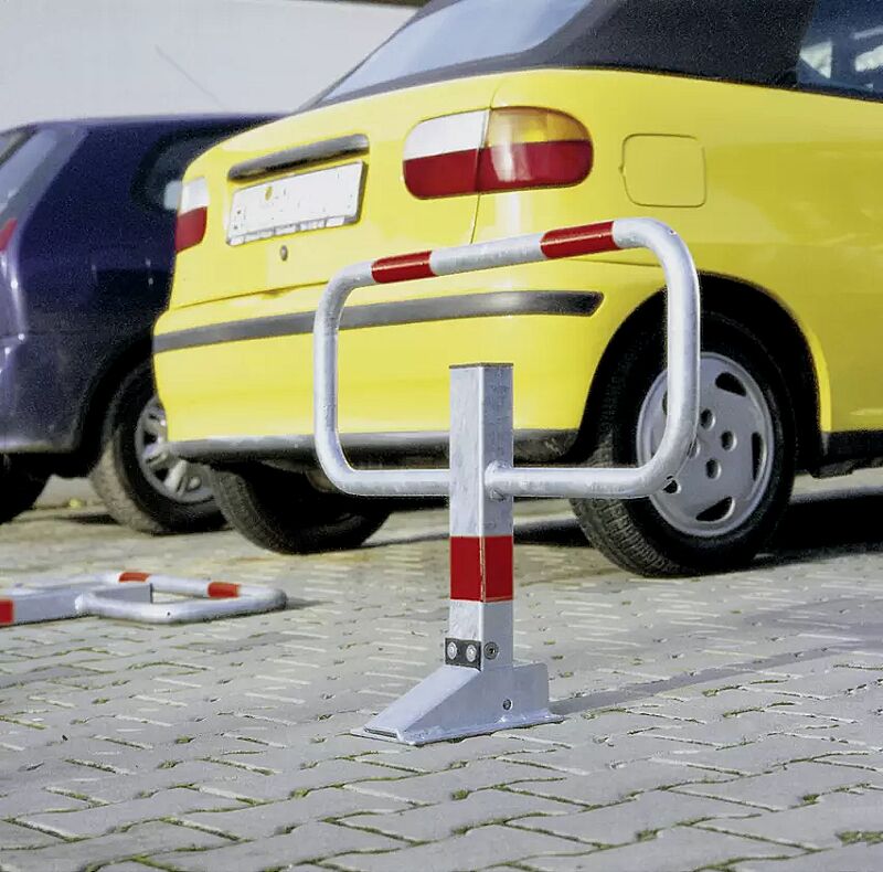 parkbuegel-serres__shoKAT0075483 Parkbügel SERRES zum Aufdübeln, mit Reflexstreifen, feuerverzinkt