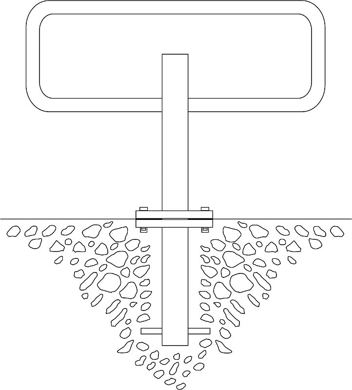 parkbuegel-serres__shoKAT0075487 Parkbügel SERRES zum Einbetonieren, ohne Reflexstreifen