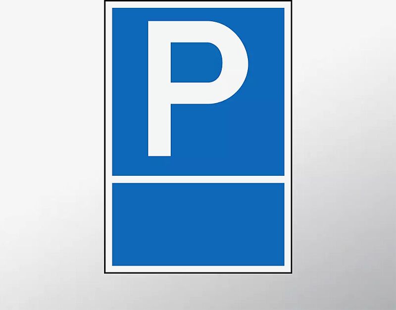 Alu-Parkplatzschild „Reserviert Für...“ – 40x25 Cm, Zur Selbstbeschriftung, Wetterfest