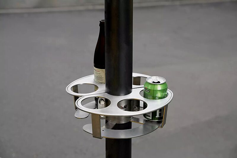 pfandring__shoKAT0071984 Pfandring für Pfosten, für Pfostendurchmesser 60 bis 90 mm, Edelstahl, gebürstet