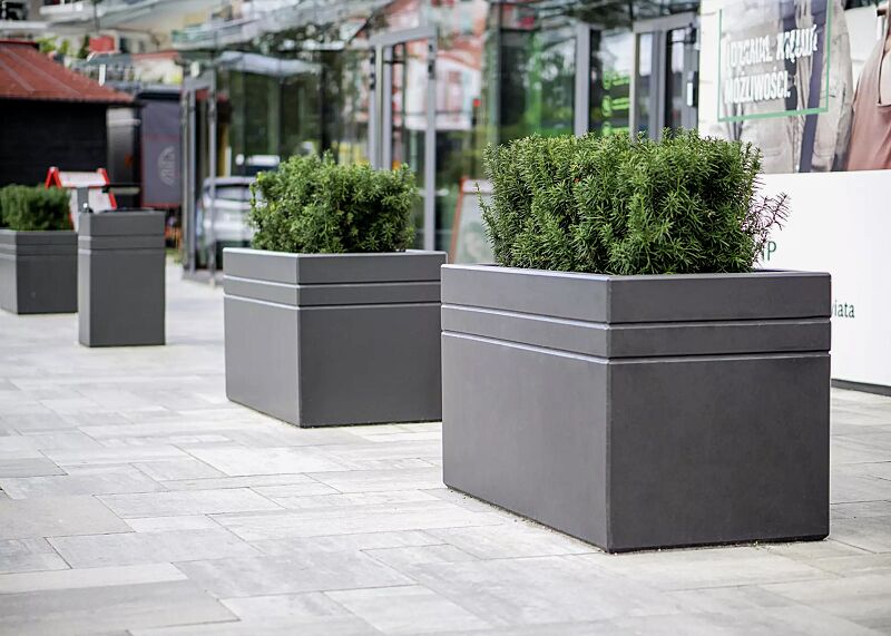 pflanzbehaelter-brno__shoKAT0069222 Pflanzbehälter BRNO, rechteckig, Beton beschichtet in graphit