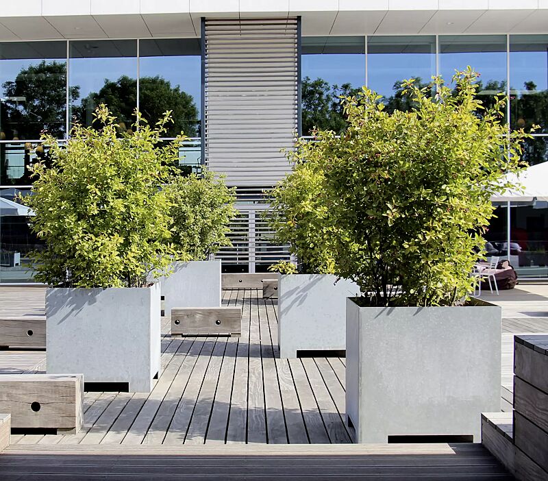 Pflanzbehälter ESKE, 900 Liter, feuerverzinkt