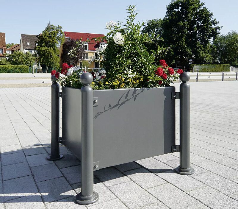 Pflanzbehälter HILSA mit Kugelkopf ohne Diagonalstreben