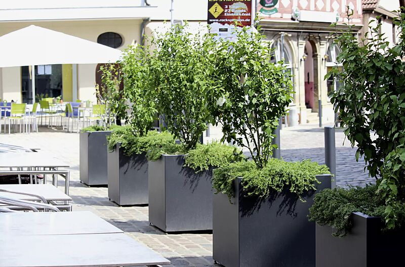 pflanzbehaelter-malout__shoKAT0051106 Pflanzbehälter MALOUT, 246 Liter, Höhe 700 mm, in DB 703 eisenglimmer