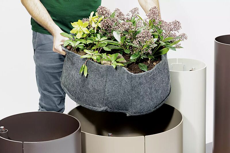 pflanzbehaelter-polys__shoKAT0070572 Detail: Innenbehälter bestehend aus Geotextil