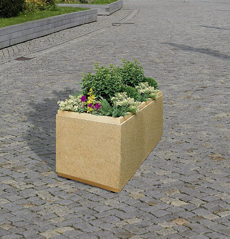 Pflanzbehälter RECTANGULAR, in terracotta