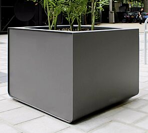 Pflanzbehälter REPOSA, 500 Liter, Stahlteile in Gris sablé 2900