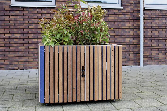 Pflanzbehälter SECUNDO RELIEVO, 500 Liter, Stahlteile verzinkt